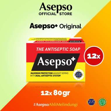 ASEPSO BUNDLING 12 PCS Sabun Batang Soap Original - 80gr