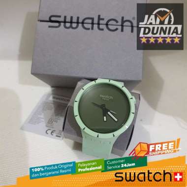 JAM TANGAN SWATCH - JAM SWATCH ORIGINAL SB03G100 SWATCH SB03G 100 BIG BOLD BIOCERAMIC FOREST JAM TAN