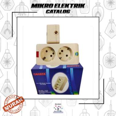 Stopkontak Cahaya 2 Lubang - 722