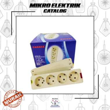 Stopkontak Cahaya 4 Lubang - 724