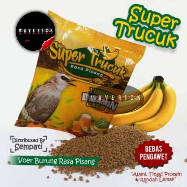 Pakan Burung Trucukan Voer Super Trucuk Rasa Pisang