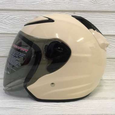 NHK Helm R6 SOLID HALF FACE M CREAM