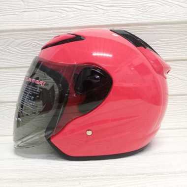 NHK Helm R6 SOLID HALF FACE M PINK MAGENTA