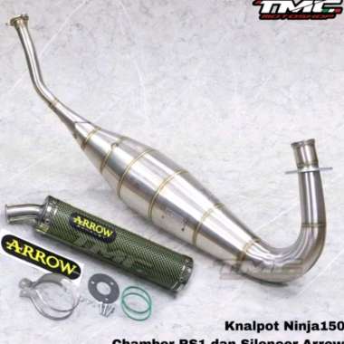 Silencer Knalpot Arrow Italy 2 Stroke 2T 2Tak Kawasaki Ninja RR R KRR NSR Nova Dash Original
