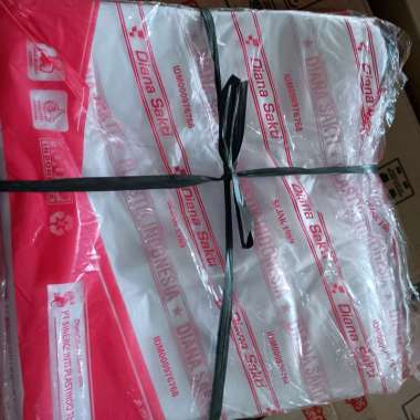 Kantong Kresek Putih Ukuran 24 Cm / Kantong Kresek 24 Cm Putih