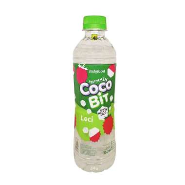 Indofood Fruitamin COCO BIT - Minuman Nata de Coco - 350 ml LYCHEE