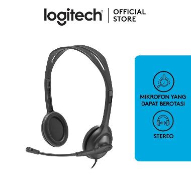 Logitech H111 Stereo Headset with Noise-Canceling Mic