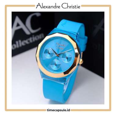 Jam Tangan Wanita ALEXANDRE CHRISTIE Original AC 2808 BF Garansi Resmi 1 Tahun LIGHT GREEN