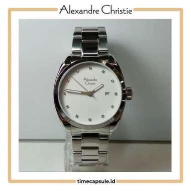 Jam Tangan Pria ALEXANDRE CHRISTIE Original AC 8534 MD SILVER WHITE