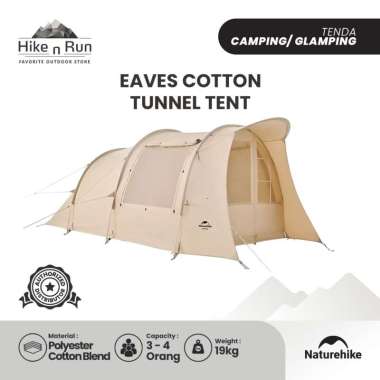 Naturehike Tenda Camping NH22ZP010 Eaves Cotton Tunnel Tent