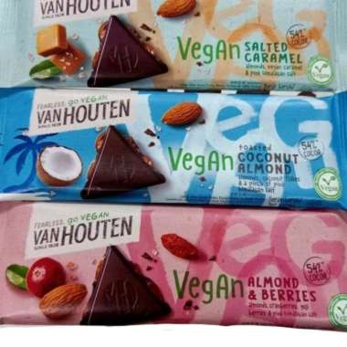 Coklat Van Houten Fearless Go Vegan 45gr Coconut Almond