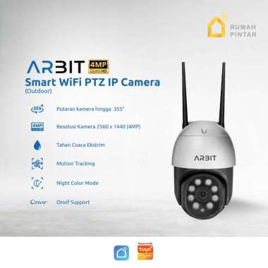 ARBIT WiFi Outdoor PTZ IP Camera CCTV 4MP