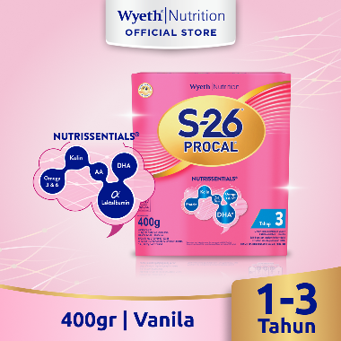 S-26 Procal Tahap 3 Susu Formula [400 g]