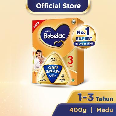 Promo Harga Bebelac 3 Susu Pertumbuhan Madu 400 gr - Blibli