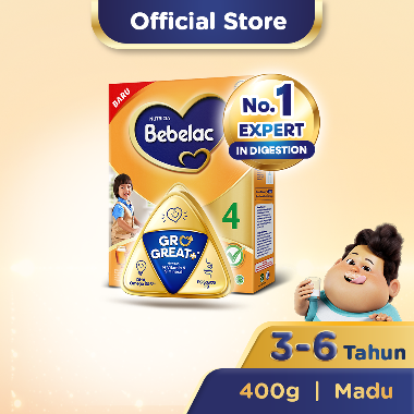 Promo Harga Bebelac 4 Susu Pertumbuhan Madu 400 gr - Blibli