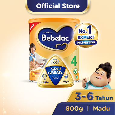 Promo Harga Bebelac 4 Susu Pertumbuhan Madu 800 gr - Blibli
