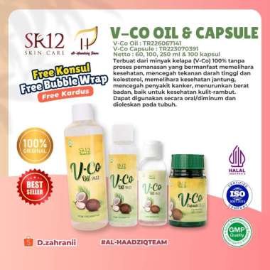 SR12 VCO VICO MINYAK KELAPA ASLI BERAGAM MANFAAT BEST SELLER Capsule