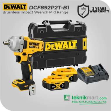 Dewalt Brushless Impact Wrench / Kunci Impact Baterai 18/20V DCF892P2T