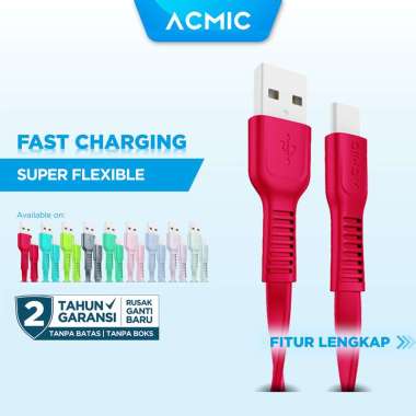ACMIC CFC100 USB Type C Fast Charging Cable Kabel Data Charger [100 cm] - TOSCA