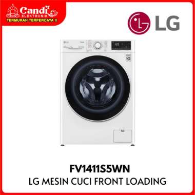 LG Mesin Cuci Front Loading Kapasitas 11 Kg LG STeam FV1411S5WN
