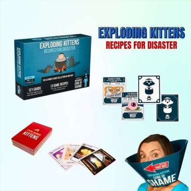 Exploding Kittens: Recipes for Disaster Kitten Board Game Card Games