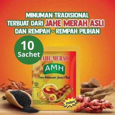 AMH Amanah Jahe Merah Sachet [1 Renceng isi 10 Sachet]