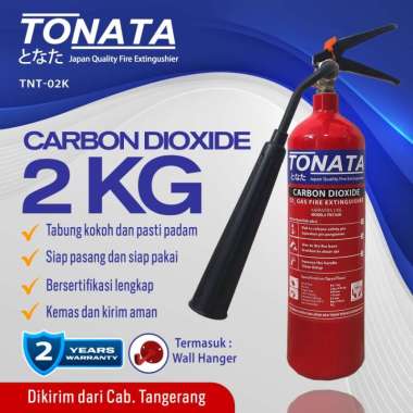 TONATA Karbondioksida CO2 Set Komplit Tabung APAR [2 kg] XL merah hitam