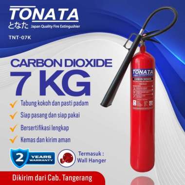TONATA Karbondioksida CO2 Set Komplit Tabung APAR [7 kg] XL merah hitam