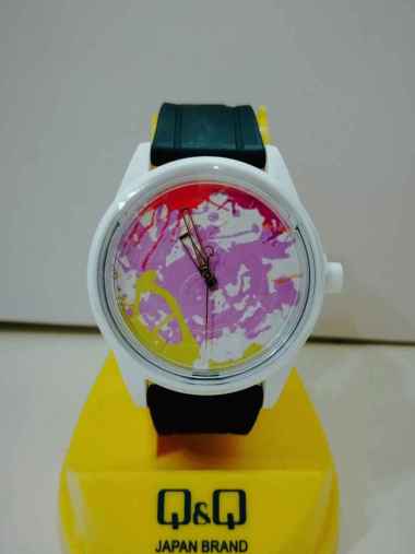 Q&Q Smile Solar Special Series WaterResist Jam Tangan Anak Perempuan merah  bata