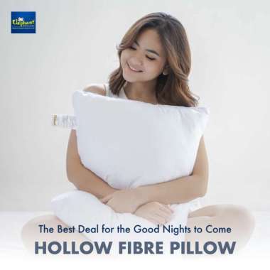 Elephant Silikon Hotel Elephant Hollow Fibre Bantal 1 Bantal