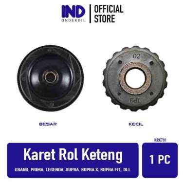 IND Onderdil C70-700 Karet Roll Keteng Besar Motor HItam