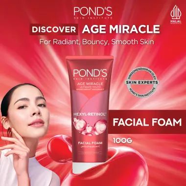 POND'S Age Miracle Youthful Glow Facial Treatment Cleanser [100 g]