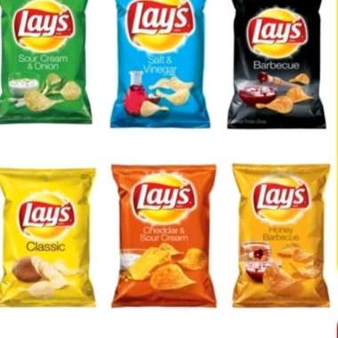 Lays Snack 184gr Lays Kripik Kentang Import USA Sour Cream