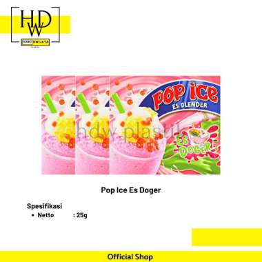 Pop Ice 25gram / Es Blender Sachet Es Doger