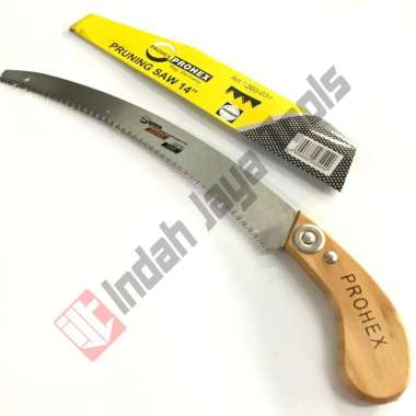 HASSTON 1260-031 Gergaji Kopi Lengkung 14 Inch Kayu Dahan Coklat