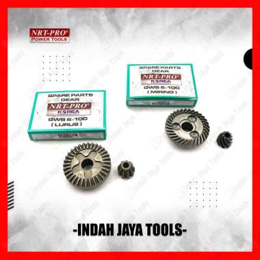 Gear Gerinda Tangan Bosch GWS 6-100 5-100 060 Gigi Nanas Crown Bevel MIRING