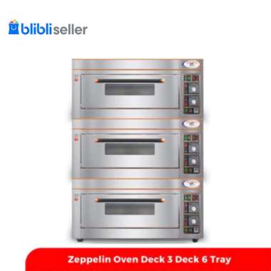 Zeppelin Oven Deck Gas 3 Pintu 6 Loyang