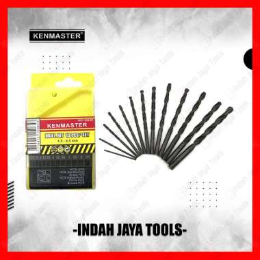 KENMASTER Mata Bor Besi Set 13 Pcs - Drill Bit Set