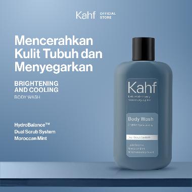 Kahf Body Wash Cooling and Brightening 200 ml - Sabun Mandi Cair Pria