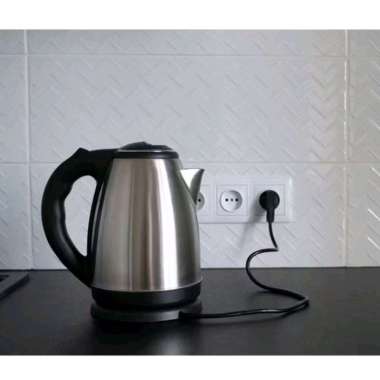teko kettle electric teko listrik 2liter teko hotel teko stainless steel teko +  bubble
