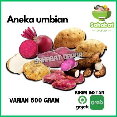 Singkong/Buah Bit/Ubi Putih/Ubi Merah/Bengkoang/Ubi Ungu/Tales 500gr Sahabatdapur UBI ungu
