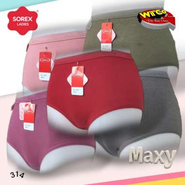 B314 - CELANA DALAM WANITA JUMBO SOREX 1219 SIZE L, EL, QL, EQL RANDOM EL