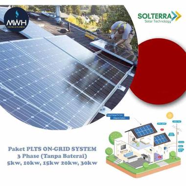 Paket PLTS SOLARCELL ON-GRID SOLTERRA 3000W (Rumah)