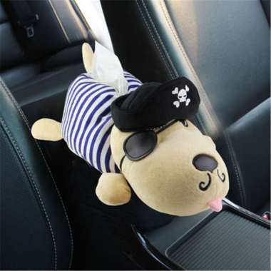Tempat Kotak Tisu Mobil/Boneka Snoopy Gantungan Gentleman Car Tissue Original