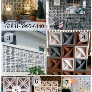 roster/beton/minimalis/teracota/hitam/dekorasi/pagr/sekat/modern/udara