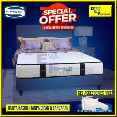 Simmons Charming Kasur Springbed [Kasur Only] 180 x 200 Multicolour