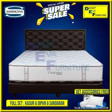 Simmons Charming Full Set Kasur Springbed 180 x 200