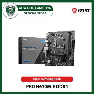 MSI MOTHERBOARD PRO H610M-E DDR4