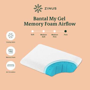 Bantal Zinus Cooling Gel Memory Foam Airflow