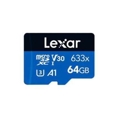 Lexar High Performance 633x Micro SD Card 64Gb 100MBps